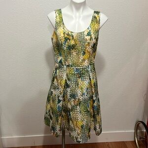 New York & Company Colorful Sleeveless Dress Sz 8